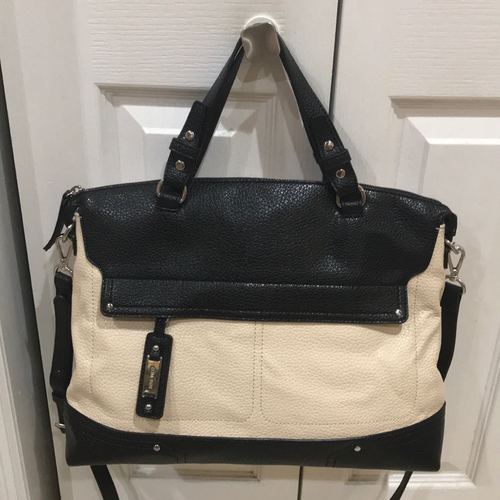 Black/Tan Messenger Bag